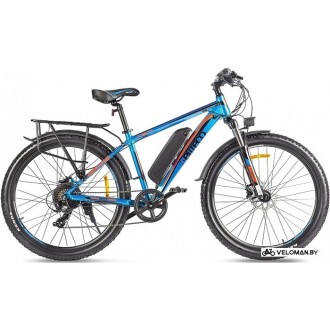 Электровелосипед горный Eltreco XT 850 New (синий/оранжевый)