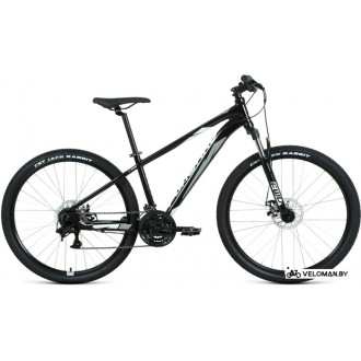 Велосипед горный Forward Apache 27.5 2.2 D р.17 2022 (черный/серый)
