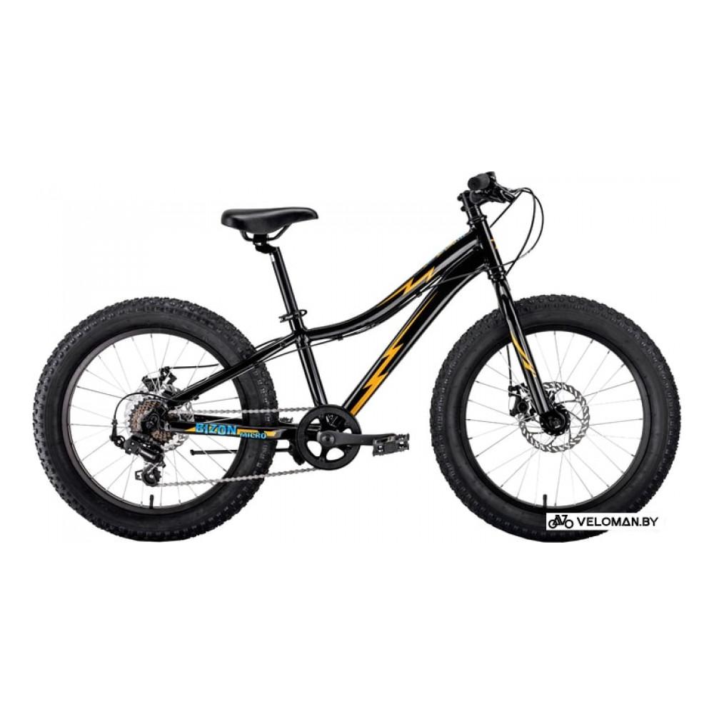 Детский велосипед Forward Bizon Micro 20 2020 (черный)