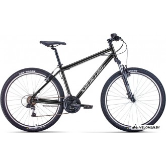 Велосипед горный Forward Sporting 27.5 1.0 р.17 2022 (черный/серебристый)