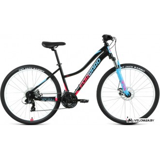 Велосипед Forward Jade 27.5 2.0 D 2022 (черный/розовый)
