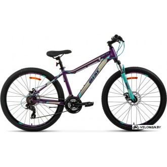 Велосипед горный AIST Rosy 1.0 Disc 27.5 р.19.5 2021 (фиолетовый)