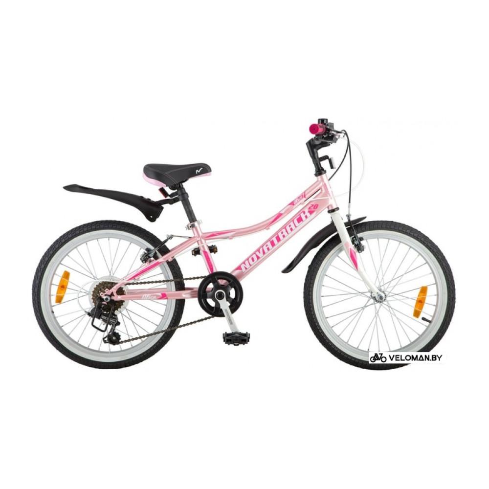 Детский велосипед Novatrack Alice 20 (розовый)