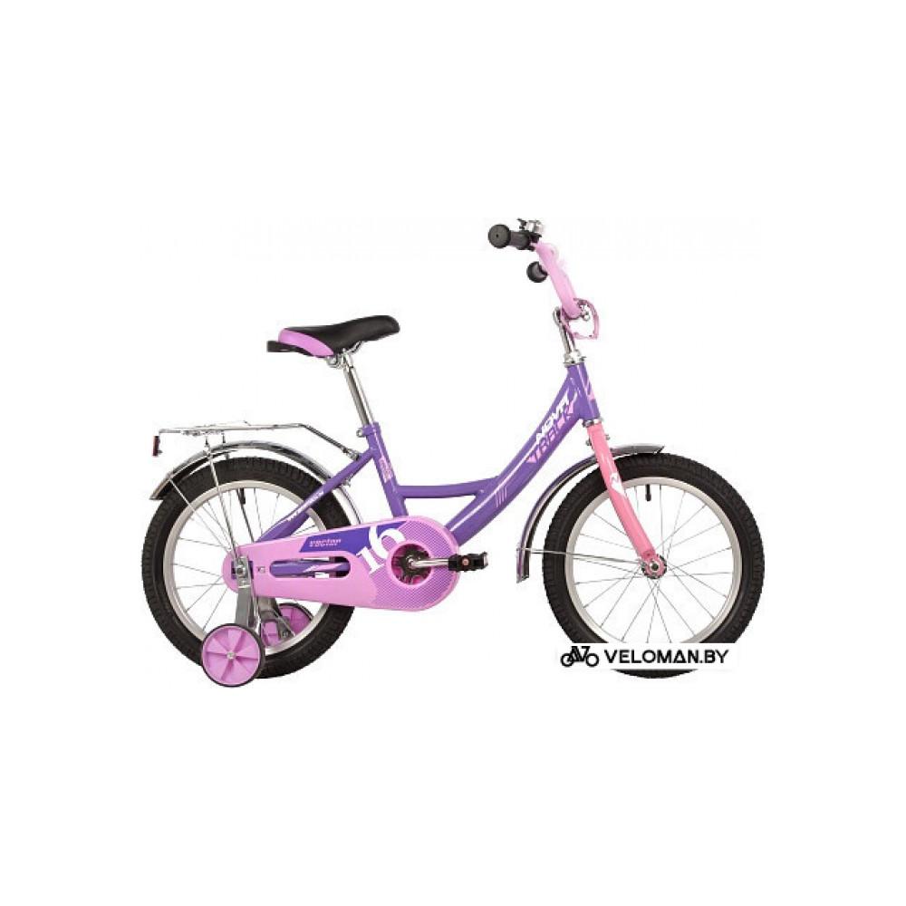 Детский велосипед Novatrack Vector 16 2022 163VECTOR.LC22 (фиолетовый)