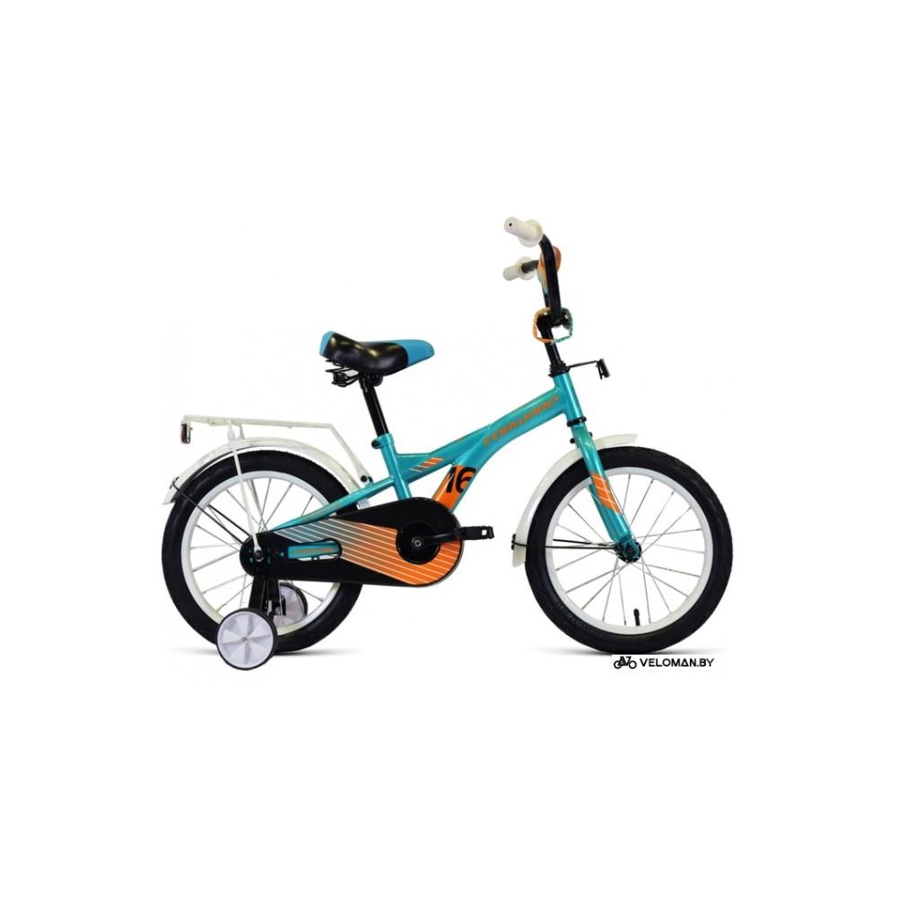 Детский велосипед Forward Crocky 16 2021 (голубой)