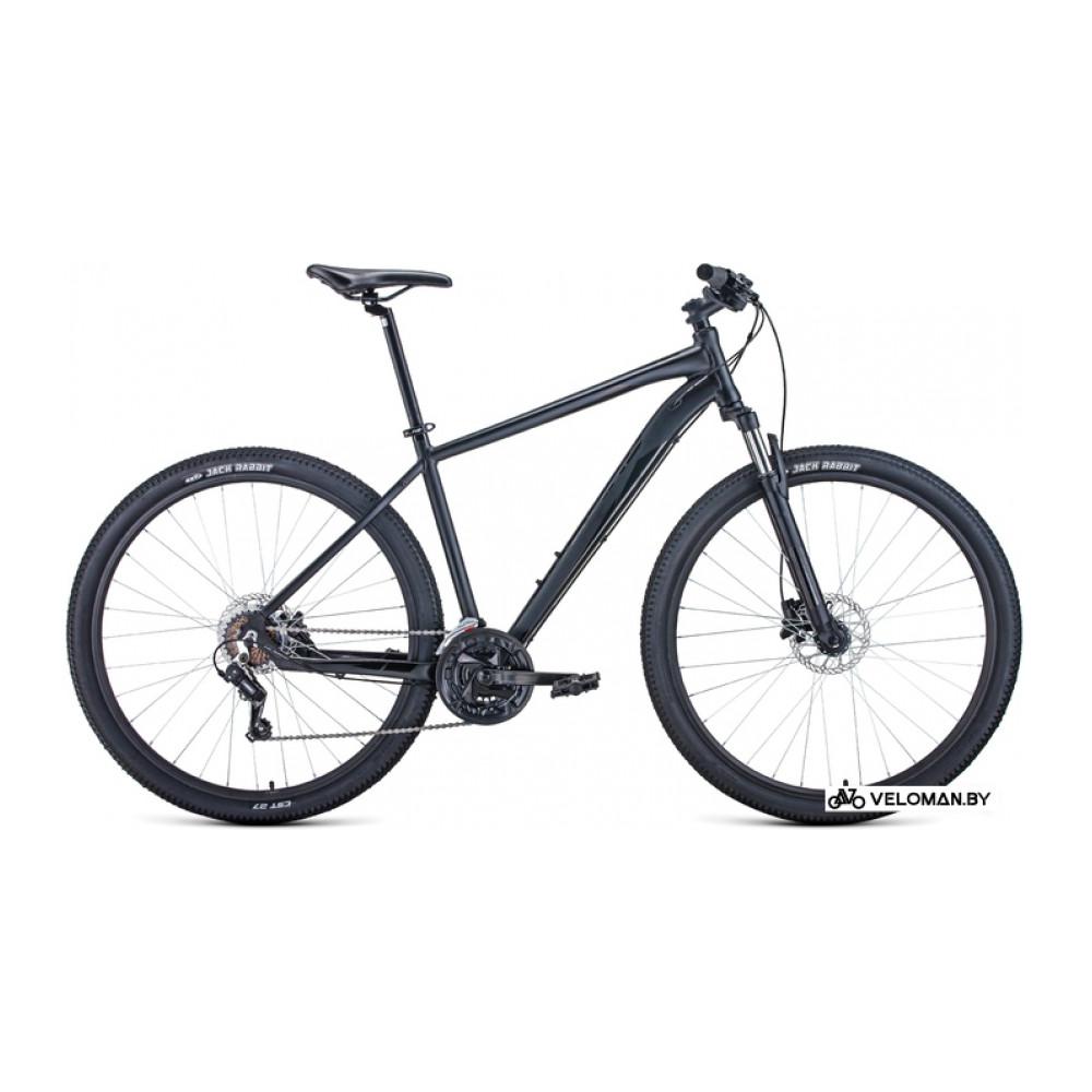 Велосипед горный Forward Apache 29 3.0 HD р.21 2022 (черный матовый/черный)
