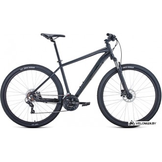 Велосипед горный Forward Apache 29 3.0 HD р.17 2022 (черный матовый/черный)