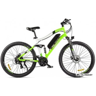 Электровелосипед горный Eltreco FS900 new (зеленый/белый)