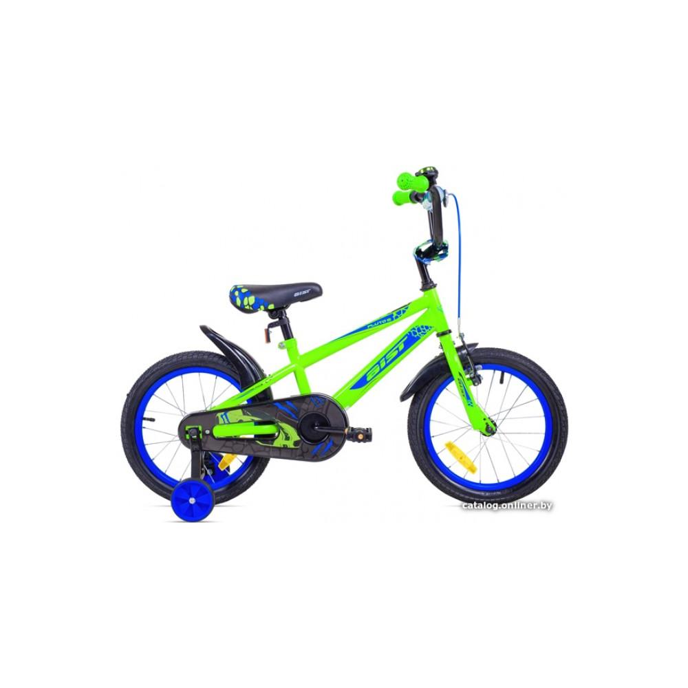 Детский велосипед AIST Pluto 16 2022 (зеленый)