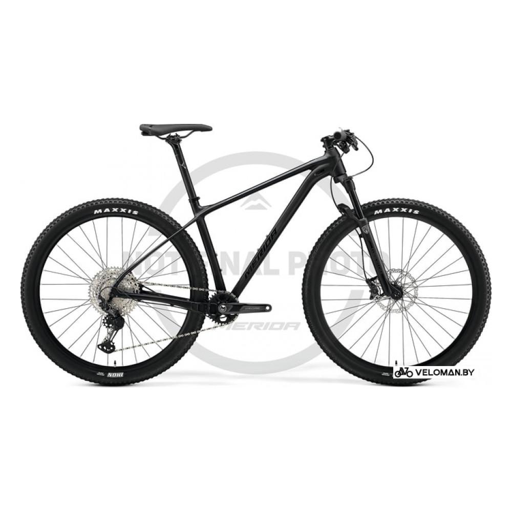 Велосипед горный Merida Big.Nine 600 M 2022 (матовый черный/глянцевый черный)