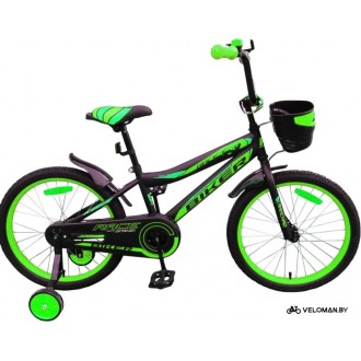 Детский велосипед Favorit Biker 18 (черный/зеленый, 2018)