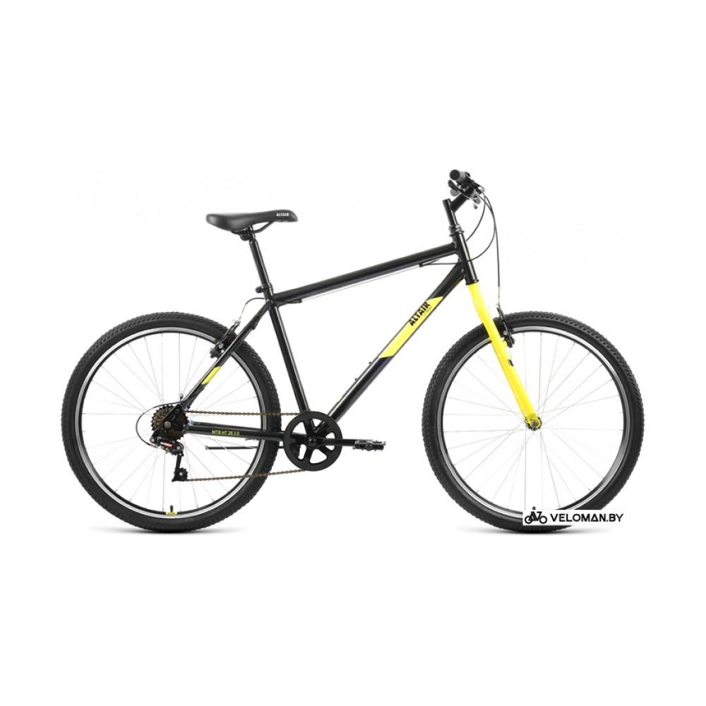 Велосипед горный Altair MTB HT 26 1.0 р.17 2022 (черный/желтый)