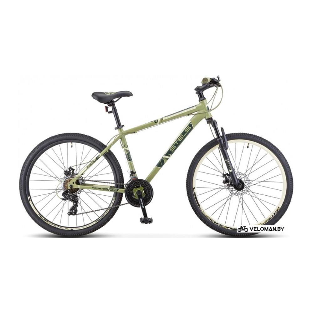 Велосипед горный Stels Navigator 700 MD 27.5 F020 р.19.5 2022 (хаки)