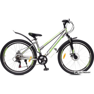 Велосипед горный Greenway Colibri-H 24 р.14 2021 (серый/зеленый)
