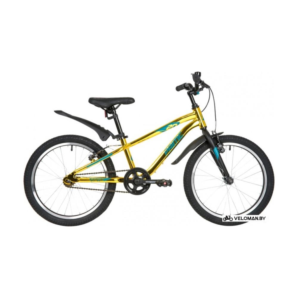 Детский велосипед Novatrack Prime New 20 2020 207APRIME1V.GGD20 (золотой)