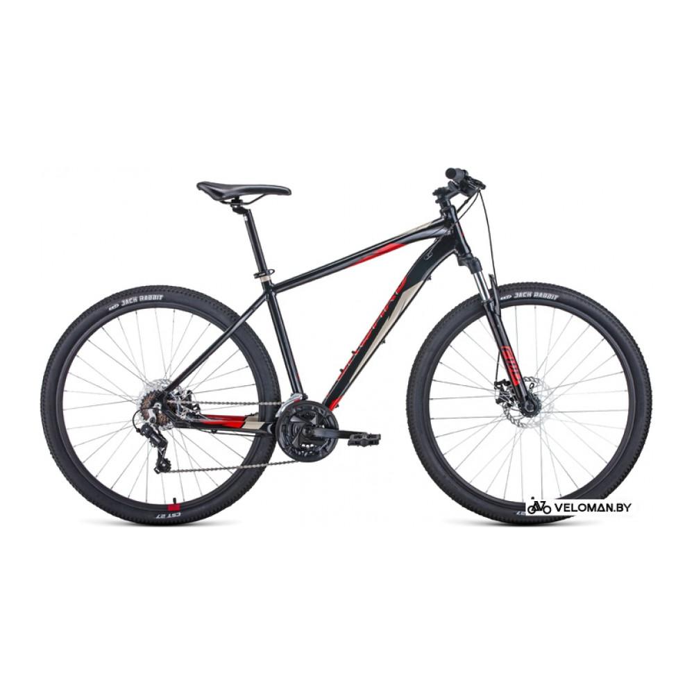 Велосипед горный Forward Apache 29 2.0 D р.17 2022 (черный/красный)
