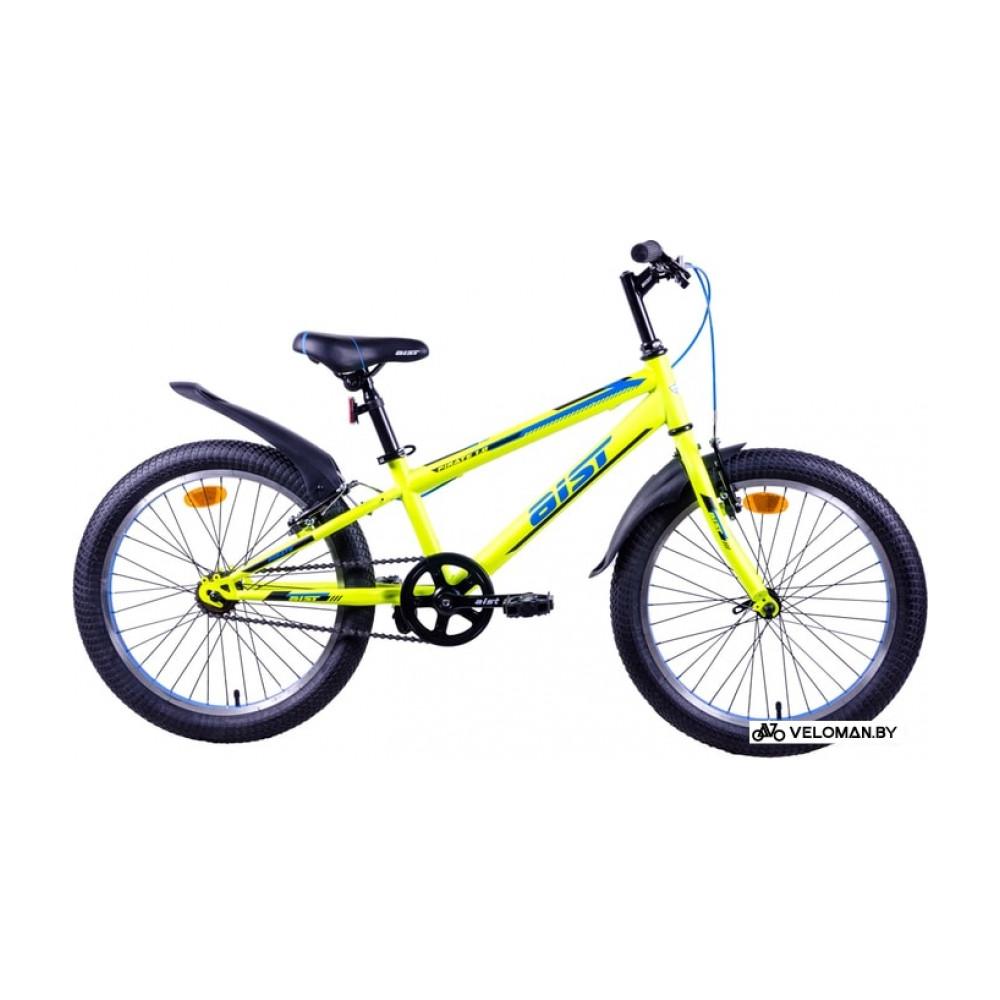 Детский велосипед AIST Pirate 1.0 20 (желтый, 2019)