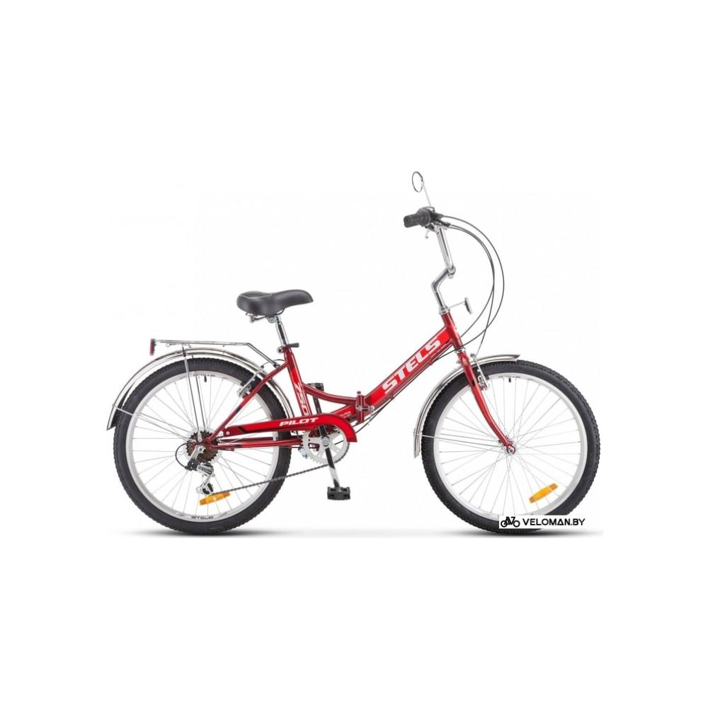 Велосипед Stels Pilot 750 24 Z010 2020 (темно-красный)