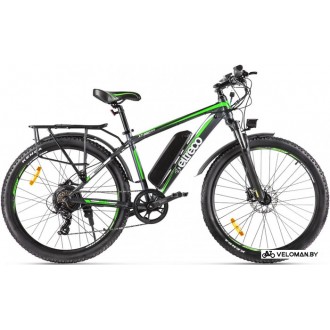 Электровелосипед горный Eltreco XT 850 New (серый/зеленый)