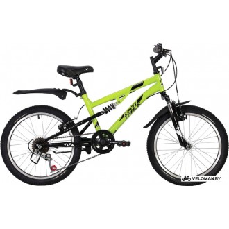 Детский велосипед Novatrack Titanium New 20 2020 20SS6V.TITANIUM.GN20 (зеленый)