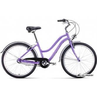 Велосипед Forward Evia Air 26 2.0 2020 (фиолетовый)