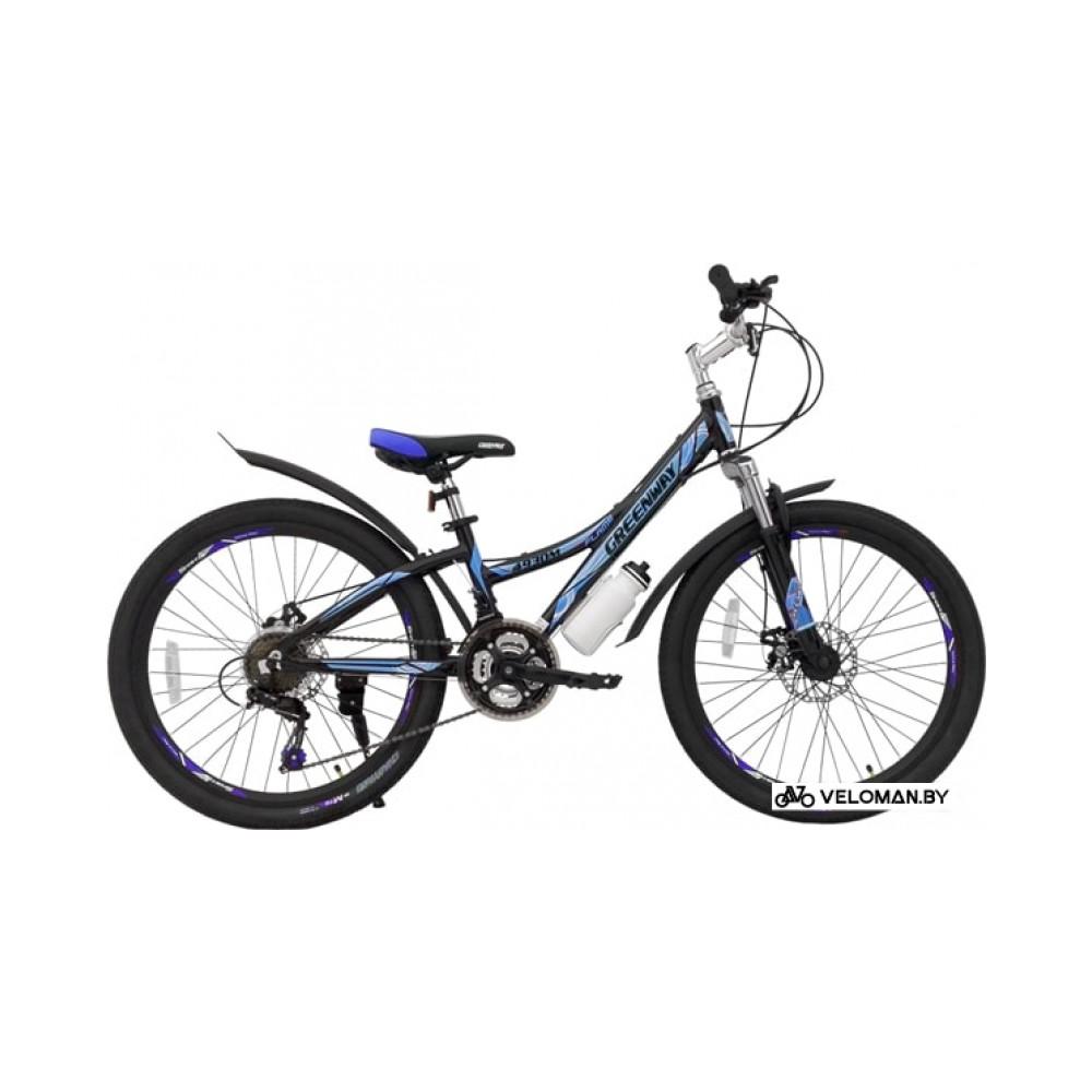 Велосипед Greenway 4930M 2020 (синий/черный)