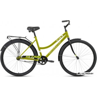 Велосипед городской Altair City 28 low 2021 (зеленый/черный)