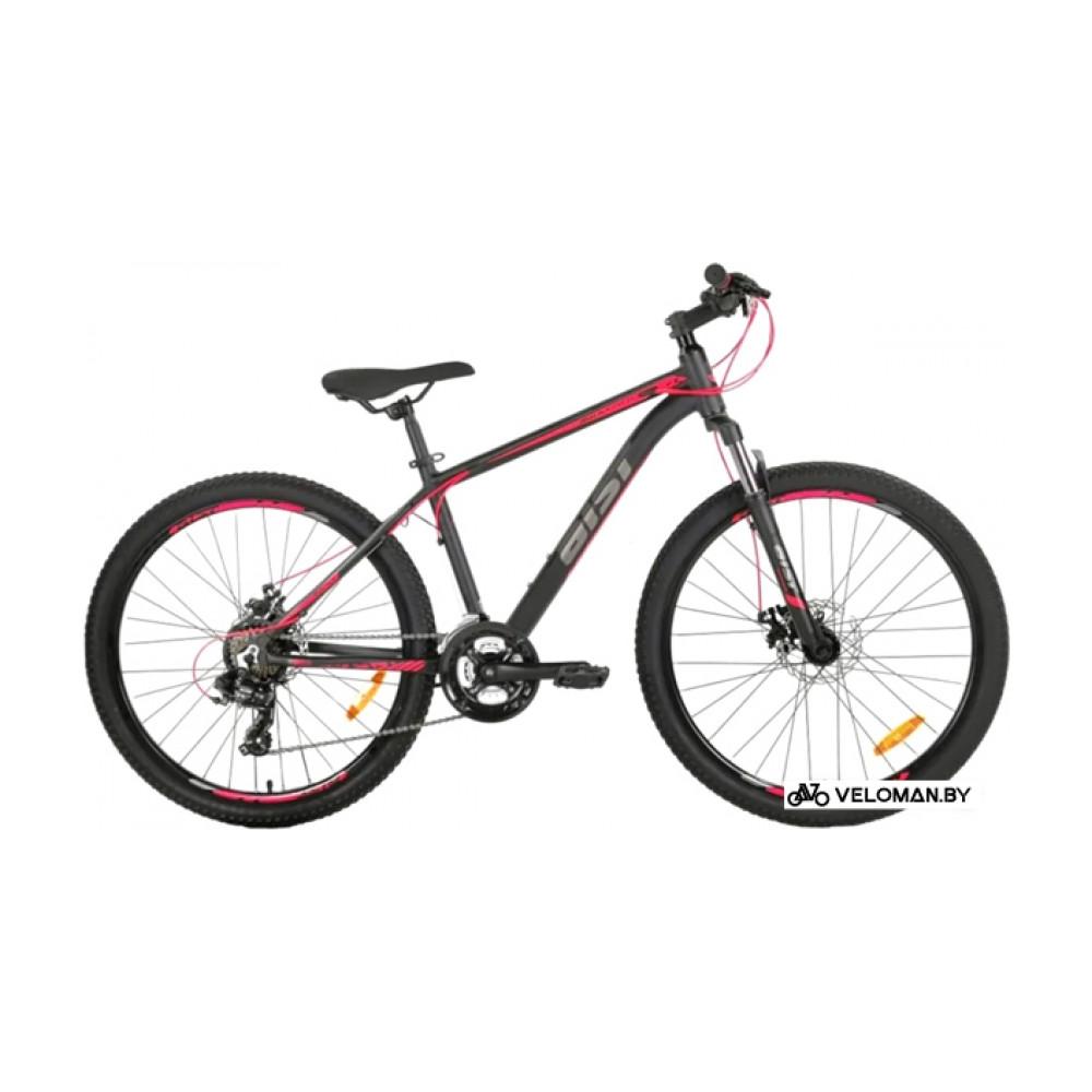 Велосипед горный AIST Rocky 1.0 Disc 26 р.16 2022 (черный/красный)