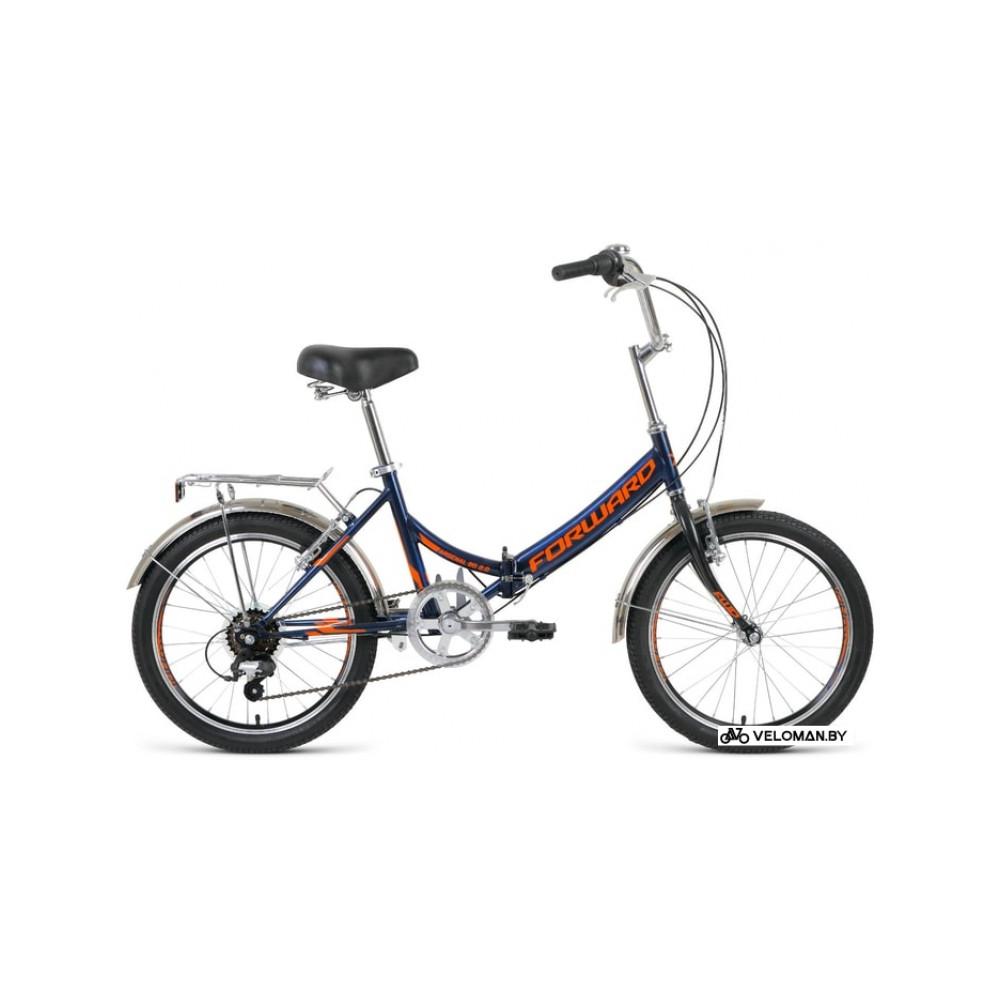 Велосипед Forward Arsenal 20 2.0 р.14 2020 (синий/оранжевый)