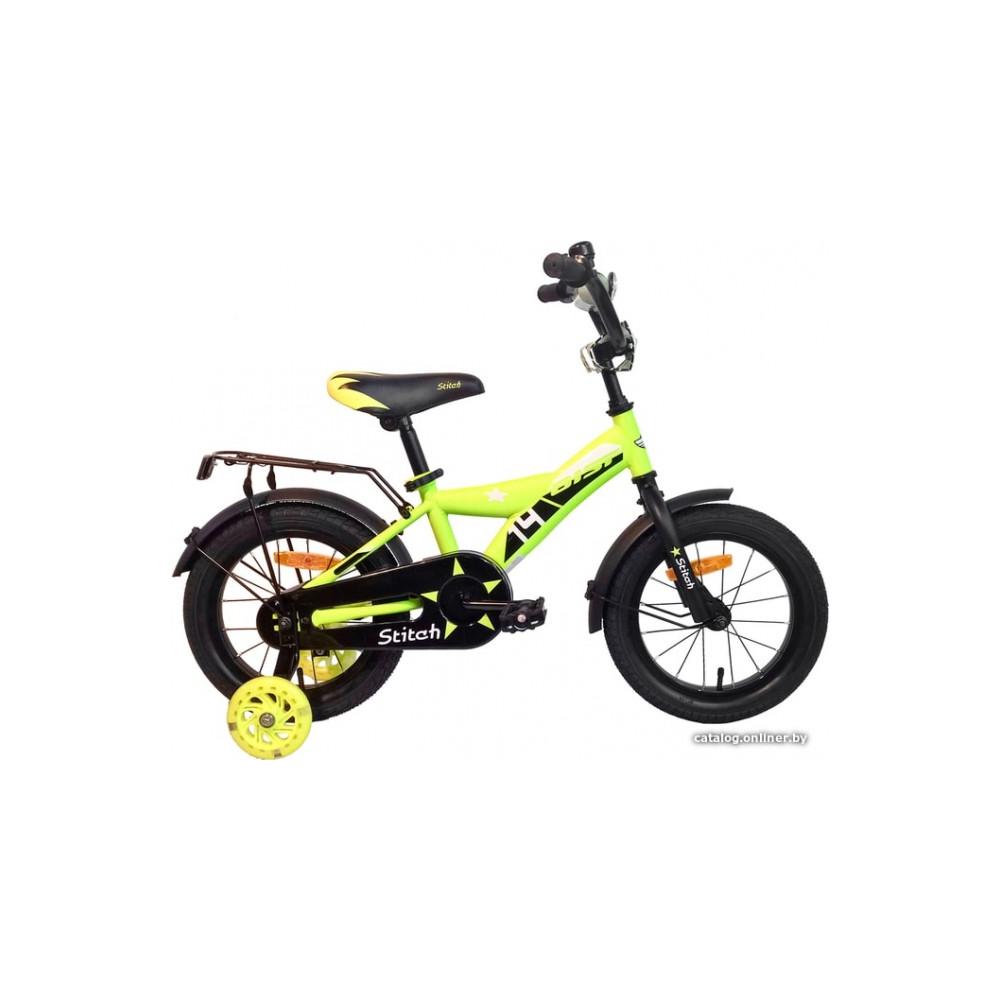 Детский велосипед AIST Stitch 14 2020 (желтый)