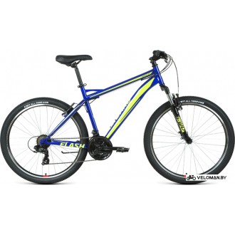Велосипед горный Forward Flash 26 1.2 S р.17 2021 (синий/ярко-зеленый)