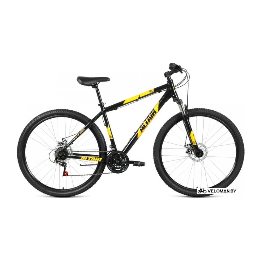 Велосипед Altair AL 29 D р.17 2021 (черный/желтый)