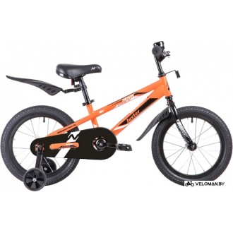 Детский велосипед Novatrack Juster 16 2020 165JUSTER.OR20 (оранжевый/черный)