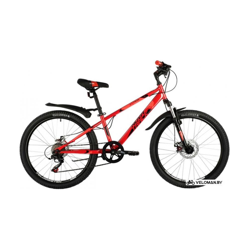 Велосипед горный Novatrack Extreme 6.D 24 р.11 2021 (красный)