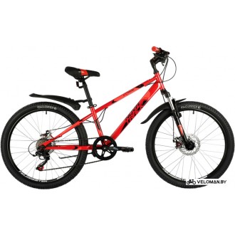 Велосипед горный Novatrack Extreme 6.D 24 р.11 2021 (красный)