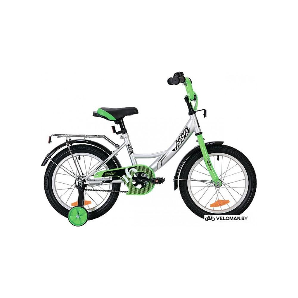 Детский велосипед Novatrack Vector 20 (серебристый, 2019)