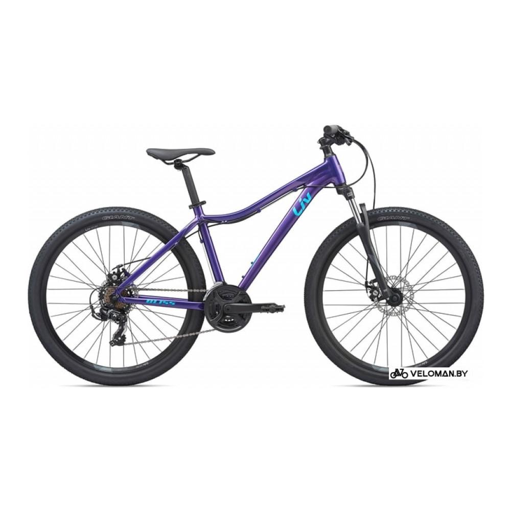 Велосипед горный Giant Liv Bliss 3 Disc 27.5 S 2020 (фиолетовый)