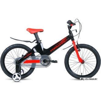 Детский велосипед Forward Cosmo 18 2.0 2021 (черный/красный)