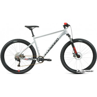 Велосипед горный Forward Sporting 27.5 XX D р.17 2022 (серебристый/черный)