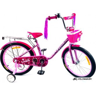 Детский велосипед Favorit Lady 16 2020 (сиреневый)