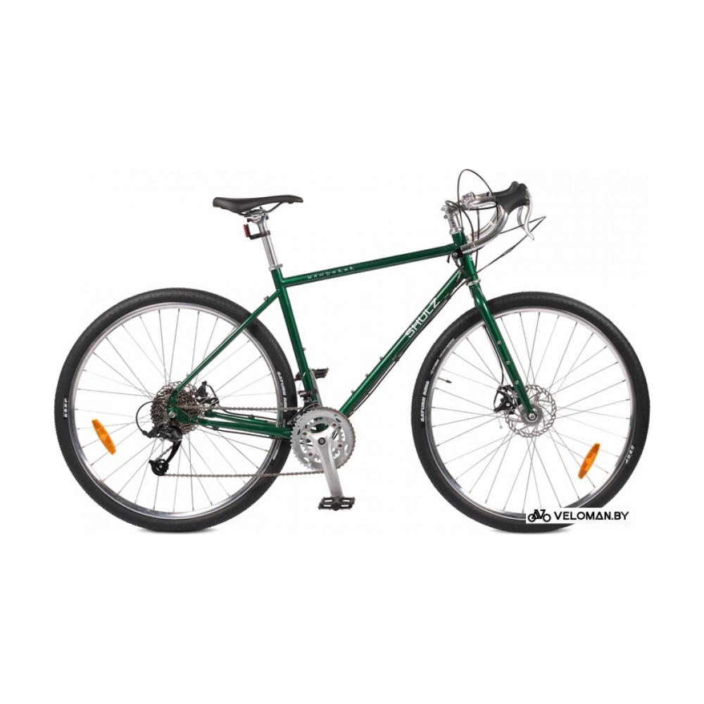 Велосипед гравел Shulz Wanderer S 2023 (темно-зеленый)
