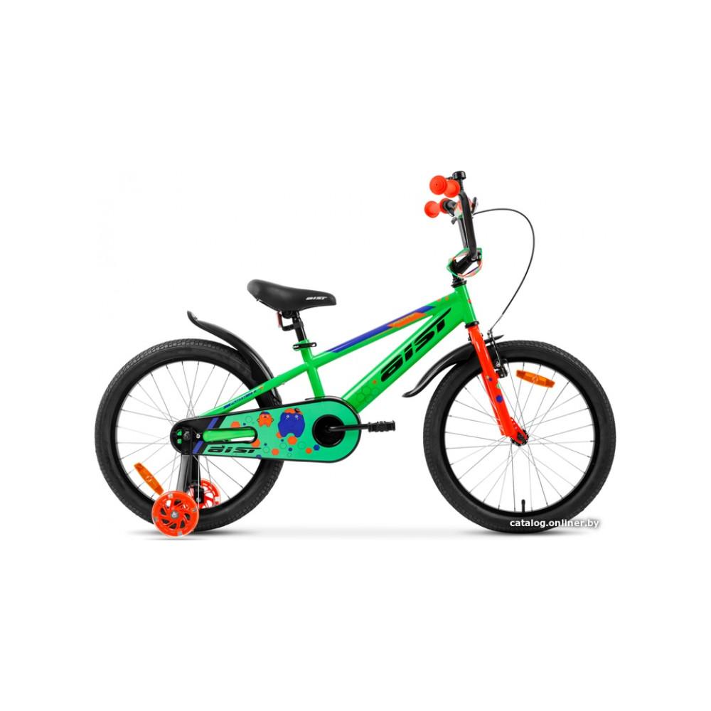 Детский велосипед AIST Pluto 18 2022 (зеленый)