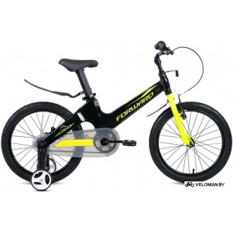 Детский велосипед Forward Cosmo 18 2021 (черный/желтый)