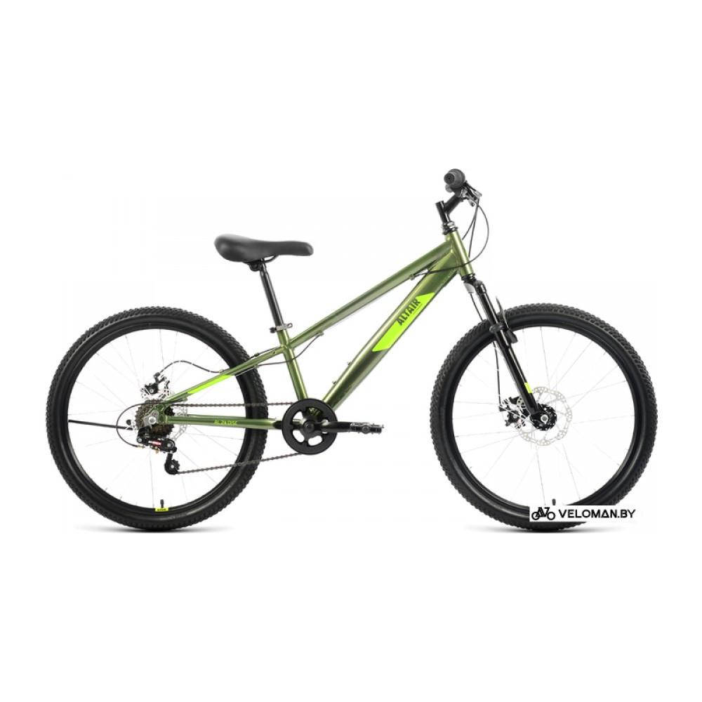 Велосипед Altair AL 24 D 2022 (зеленый)