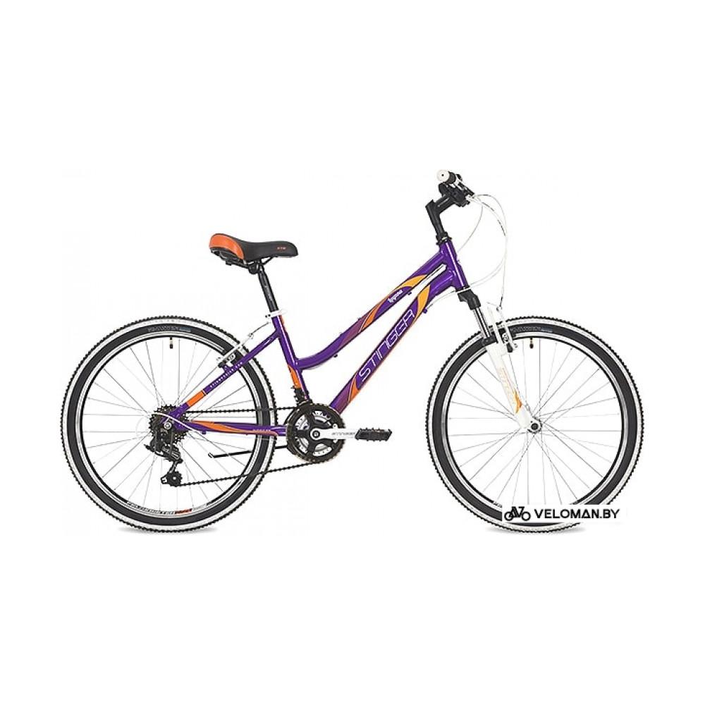 Велосипед горный Stinger Laguna 24 р.12 2019 (фиолетовый)