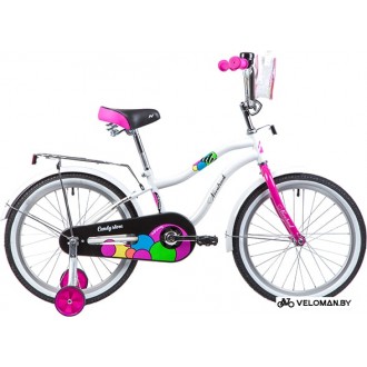 Детский велосипед Novatrack Candy 20 (белый, 2019)