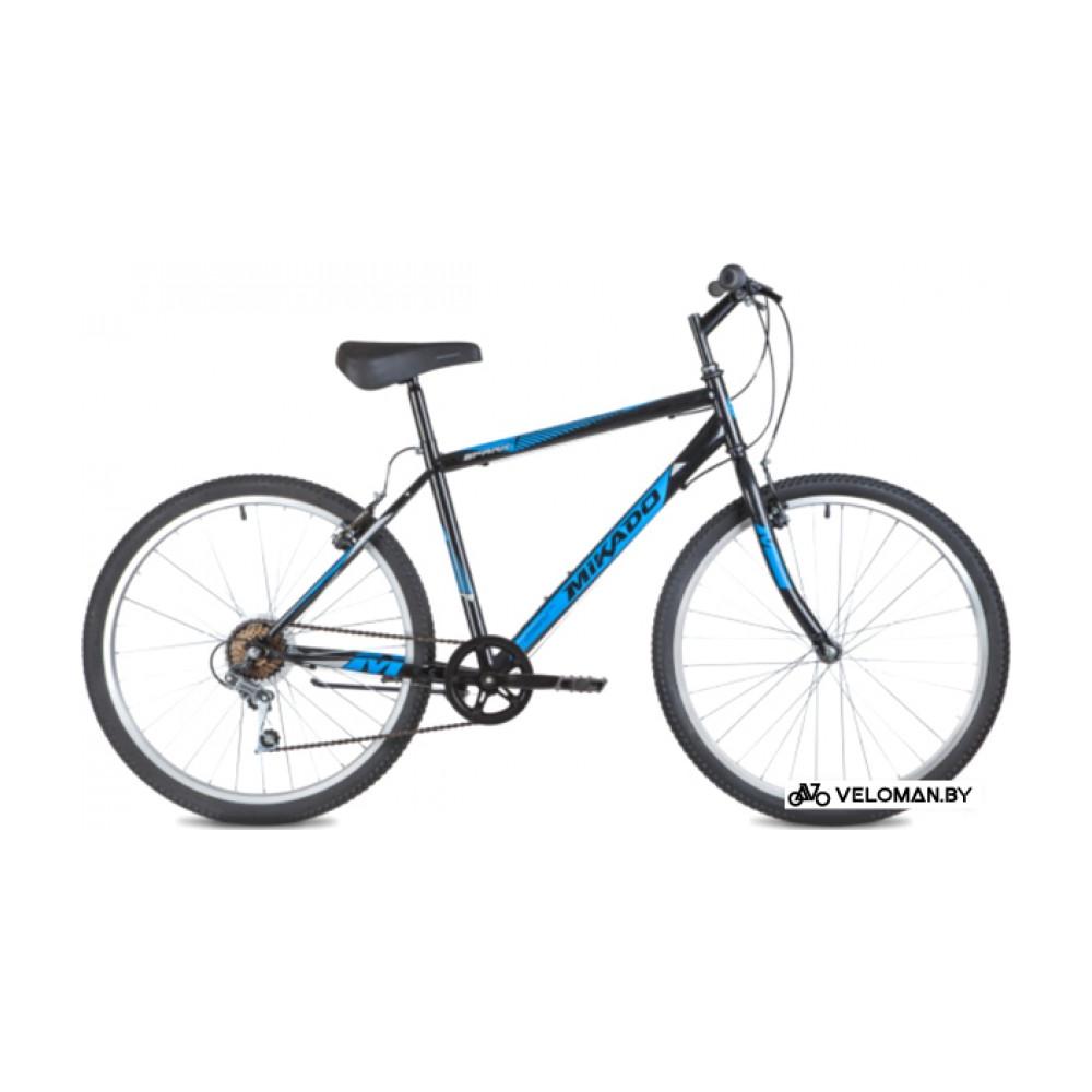 Велосипед Mikado Spark 1.0 р.18 2022 (черный/синий)