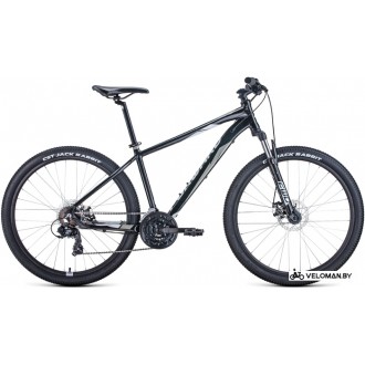 Велосипед горный Forward Apache 27.5 2.0 D р.15 2022 (черный/серый)
