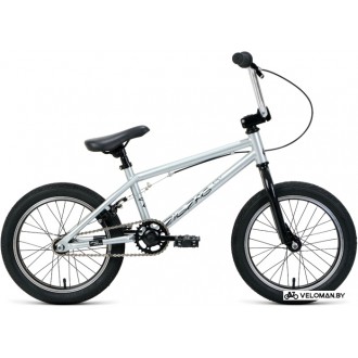 Велосипед bmx Forward Zigzag 16 2022 (серый/черный)