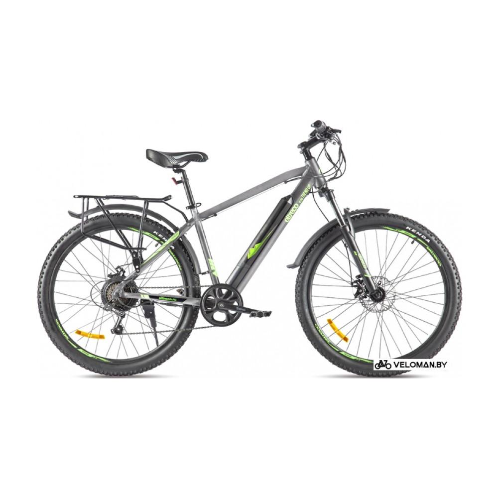Электровелосипед горный Eltreco Ultra Trend Up 2022 (серый/зеленый)